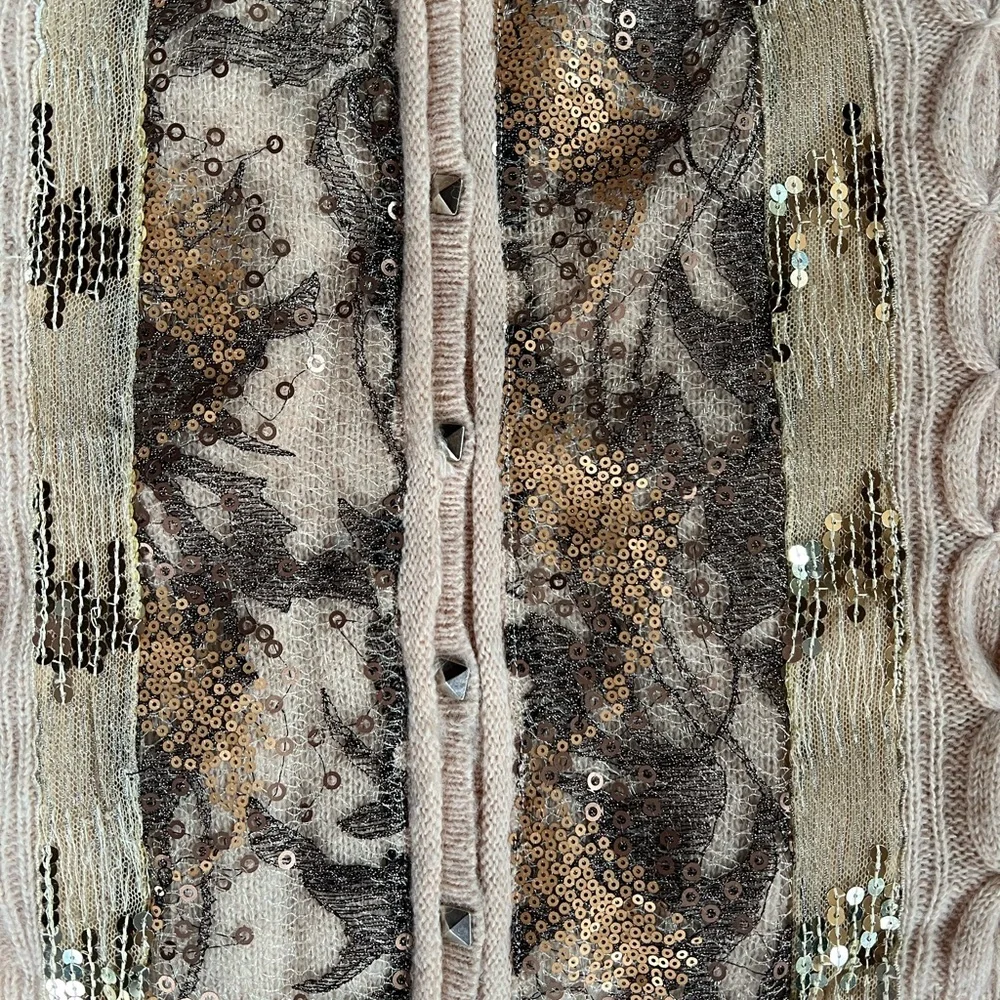 Free People Beaded Wool Sweater - Picture 2 of 4